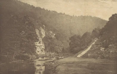 In Dove Dale, 1880er Jahre, gedruckt 1888