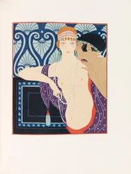 Illustration für Les Chansons de Bilitis Die Lieder von Bilitis von Pierre Louÿs, 1922