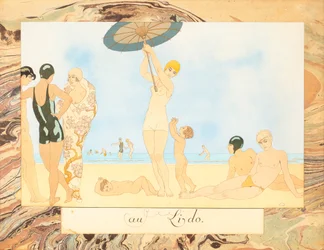 Auf dem Lido, aus Le Bonheur du Jour ou, Les Graces à la Mode