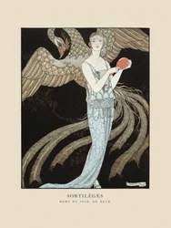 Sortilèges Abendkleid, De Beer (1922) von George Barbier
