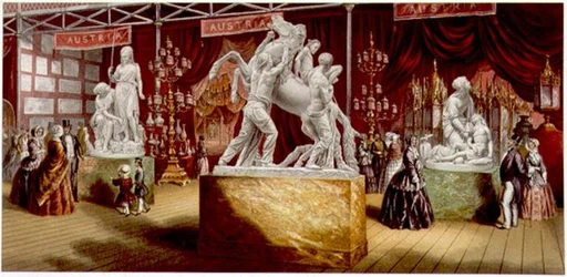 Skulpturen - Innenansicht der Großen Ausstellung