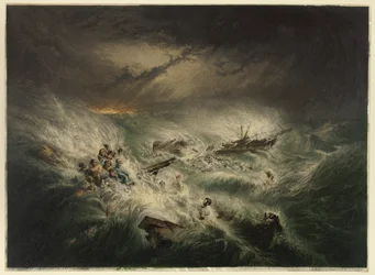 Das Wrack der Reliance (12. November 1842)