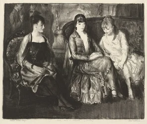 Marjorie, Emma und Elsie, zweiter Stein