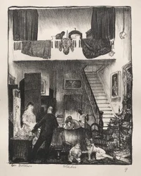 Das Atelier, Weihnachten 1916
