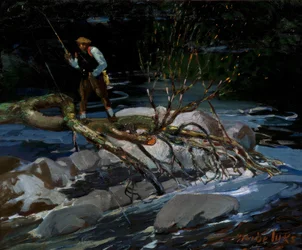 Forellenfischen, "The Screecher," Lake Rossignol, Nova Scotia