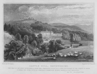 Castle Hill, Devonshire (Gravur)