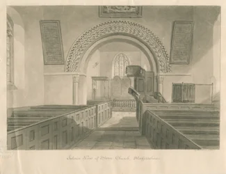 Innenraum der Stowe Kirche