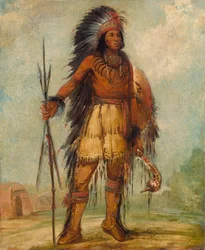 A-wun-ne-wa-be, Vogel des Donners, 1845