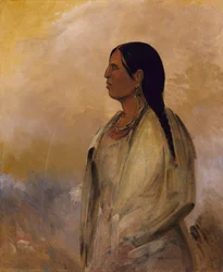 Eine Choctaw-Frau