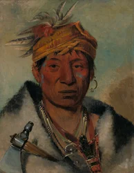 Ah-yaw-né-tak-oá-ron, ein Krieger, 1831