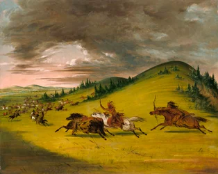 Schlacht zwischen Sioux und Sac und Fox