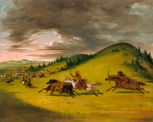 Schlacht zwischen Sioux und Sac und Fox