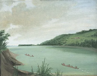 Belle Vue, Indianeragentur von Major Dougherty, 870 Meilen oberhalb von St. Louis, 1832
