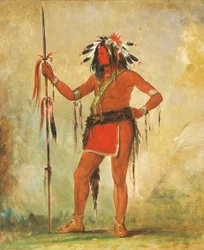 Cáh-be-múb-bee, Der überall sitzt, ein Tapferer, 1835