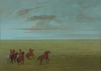 Connibos auf dem Weg zu Wildpferden, 1854-1869