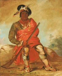 Eteh-éé-fix-e-co, Hirsch ohne Herz, ein Häuptling, 1838