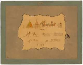 Faksimile eines Cheyenne-Mantels