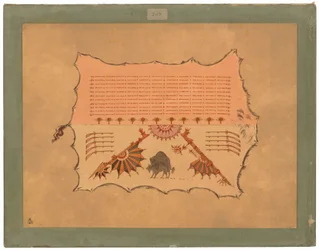 Faksimile eines Omaha-Mantels