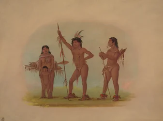Vier Mura-Indianer, 1854-1869