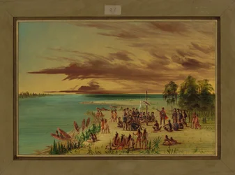 La Salle beansprucht Louisiana für Frankreich, 9. April 1682, 1847-48