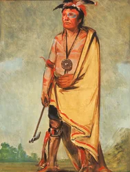 No-ak-chóo-she-kaw, Der die Büsche bricht, 1828