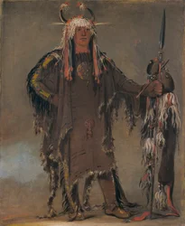Peh-tó-pe-kiss, Adler-Rippen, ein Piegan-Häuptling