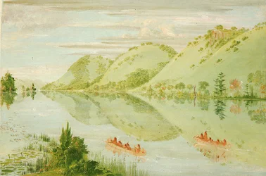 Malerische Klippen über Prairie du Chien