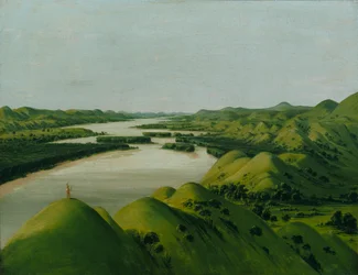 Flussklippen, 1320 Meilen oberhalb von St. Louis, 1832
