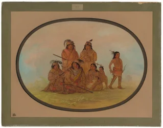 Seminolee-Indianer, Gefangene in Fort Moultrie