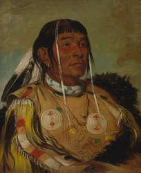 Sha-có-pay, Der Sechste, Häuptling der Plains Ojibwa, 1832