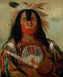 Stu-mick-o-súcks, Büffelstier-Rückenfett, Häuptling, Blutstamm, 1832
