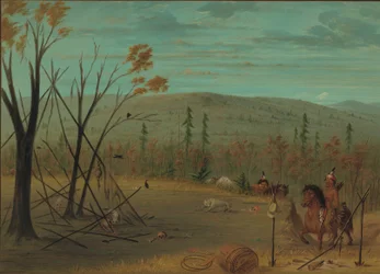 Die Cheyenne-Brüder kehren von ihrer Herbstjagd zurück, 1861-1869