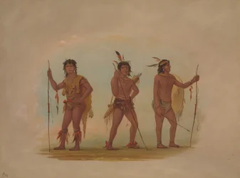 Drei Chaymas-Männer, 1854-1869