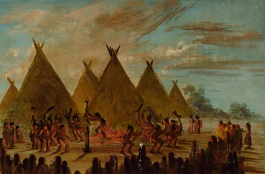 Kriegstanz, Sioux, 1845-1848
