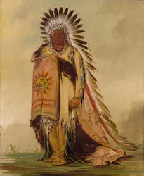 Wán-ee-ton, Häuptling des Stammes, 1832