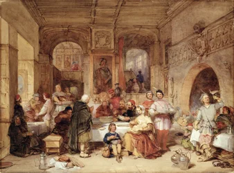 Abendessen in der Großen Halle