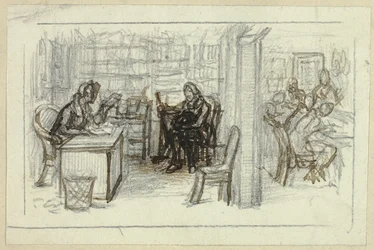 Ansicht der Bibliothek