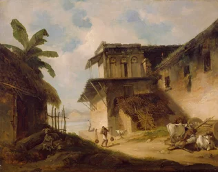 Bengalisches Dorfszene, 1819-1821