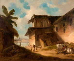 Bengalisches Dorfszene, 1821