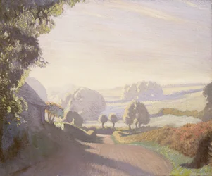 Septembermorgen, Die Felder