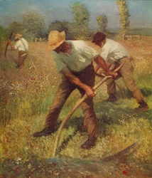 Die Mäher, um 1891, um 1915