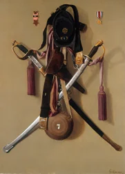 Bürgerkriegsregalien von Major Levi Gheen McCauley