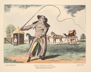 Bang-Up, Random oder Tandem, einige fahren mit Vierspänner, während andere zufällig fahren, 1810