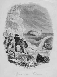 Frank rettet Colman, ca. 1850