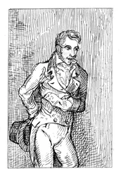 George Cruikshank 1792-1878, englischer Karikaturist und Buchillustrator, 1811