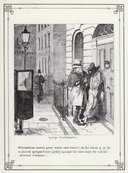 Illustration für The Bachelor’s Own Book, oder Der Fortschritt von Mr. Lambkin (Gent) (Gravur)