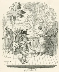 Joseph Grimaldi in Harlekinade