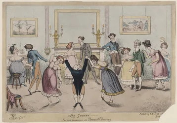 Les Graces, Unannehmlichkeiten beim Quadrille-Tanzen