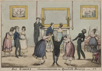 Les Graces, Unannehmlichkeiten beim Quadrilletanz, 1817