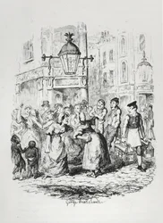 Seven Dials, um 1836